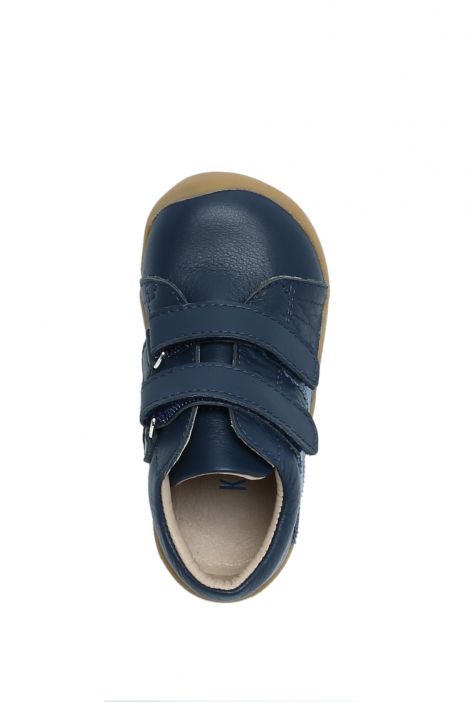 GV26005 Kifidis-Kids İlk Adım Unisex Çocuk Deri Ayakkabı 19-25 Lacivert Deri
