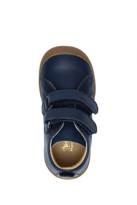 GW22012 Kifidis Paplus Unisex Çocuk Cırtlı İlk Adım Ayakkabısı 20-23 Lacivert Deri