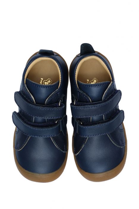GW22012 Kifidis Paplus Unisex Çocuk Cırtlı İlk Adım Ayakkabısı 20-23 Lacivert Deri