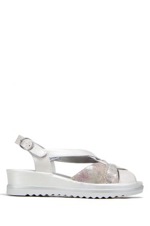 Hanna 17 Ac-Kifidis Kadın Sandalet 35-41 Beyaz / White