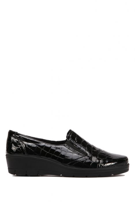 Hellica 02 Ac-Kifidis Anatomik Kadın Ayakkabı 35-41 Siyah - Black Croco 918