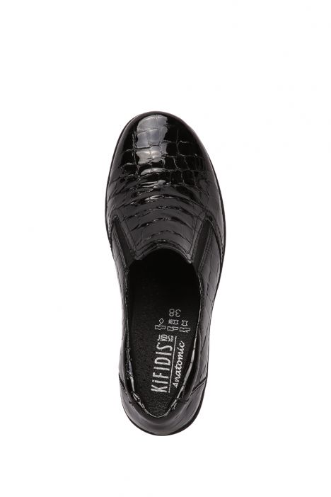Hellica 02 Ac-Kifidis Anatomik Kadın Ayakkabı 35-41 Siyah - Black Croco 918