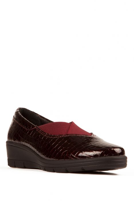 Hellica 08 Ac-Kifidis Kadın Ayakkabı 35-41 BORDO LIZARD