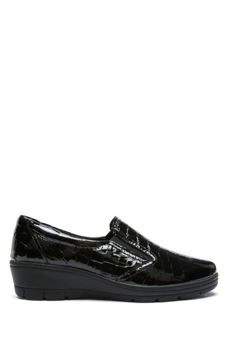 Hellica 02 Ac-Kifidis Memory Kadın Ayakkabı 35-41 Siyah Kroko/Black Croco 918