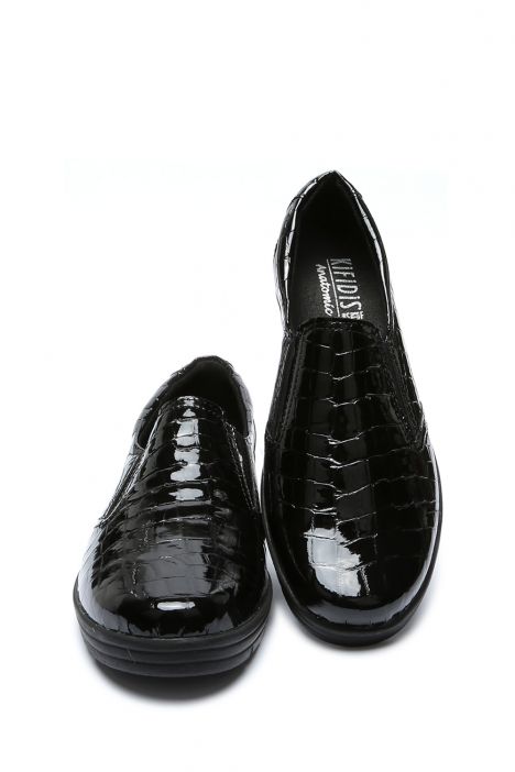 Hellica 02 Ac-Kifidis Memory Kadın Ayakkabı 35-41 Siyah Kroko/Black Croco 918