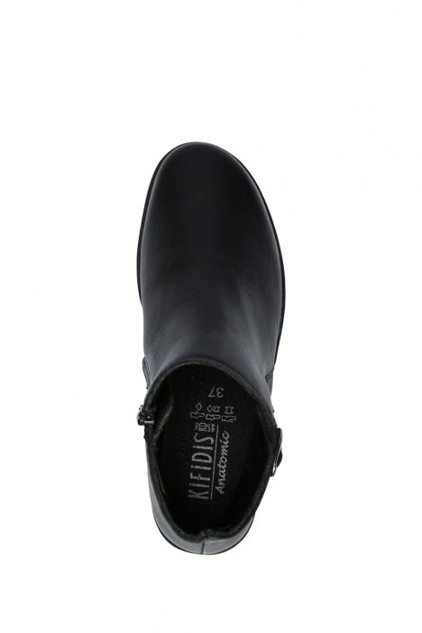 Hellica 05 Ac-Kifidis Anatomik Kadın Deri Bot 36-41 Siyah/Black 2738