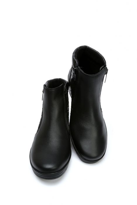 Hellica 58 Ac-Kifidis Anatomik Kadın Deri Bot 36-41 Siyah/Black 2738/1558/1215