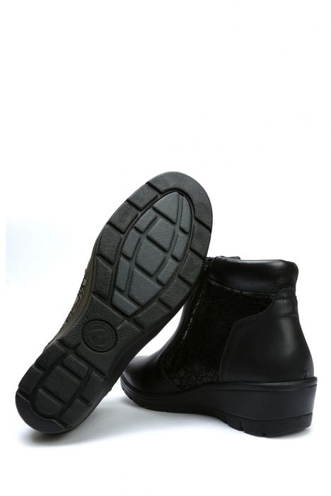 Hellica 58 Ac-Kifidis Anatomik Kadın Deri Bot 36-41 Siyah/Black 2738/1558/1215