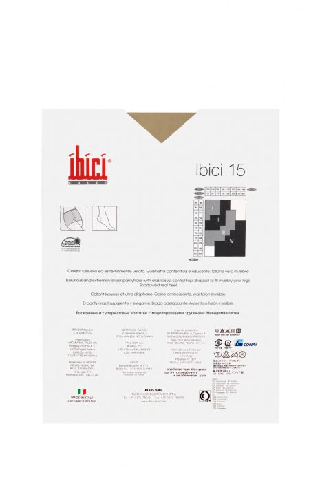 İbici 15 Den. Görünmez Külotlu Çorap 36-A.TEN