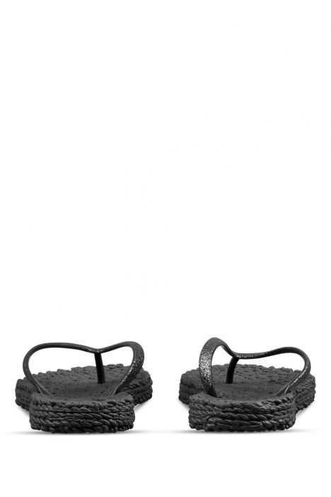 Ilse Jacobsen Cheerful01 Simli Parmak Arası Terlik 36-41 Siyah/Black