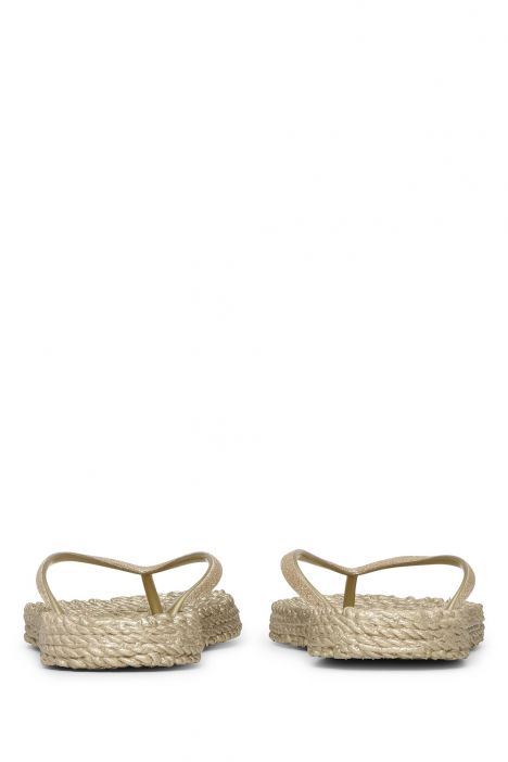 Ilse Jacobsen Cheerful01 Simli Parmak Arası Terlik 36-41 Platin