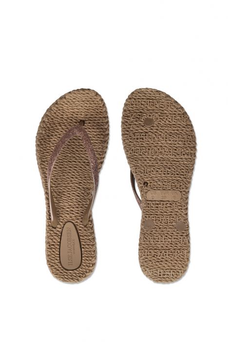 Ilse Jacobsen Cheerful01 Simli Parmak Arası Terlik 36-41 Kahverengi/Mocca