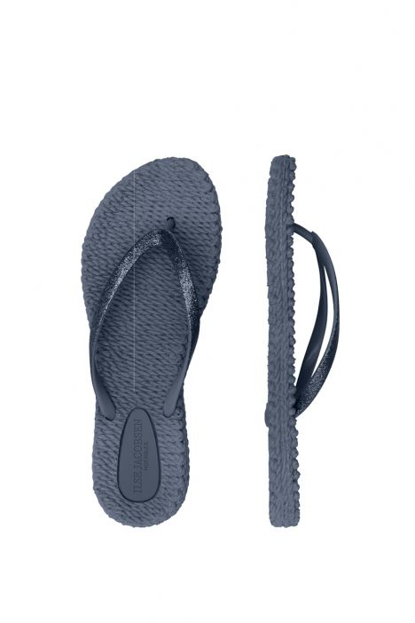 Ilse Jacobsen Cheerful01 Simli Parmak Arası Terlik 36-41 Lacivert/Indigo