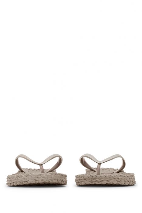 Ilse Jacobsen Cheerful01 Simli Parmak Arası Terlik 36-41 Bej/Atmosphere