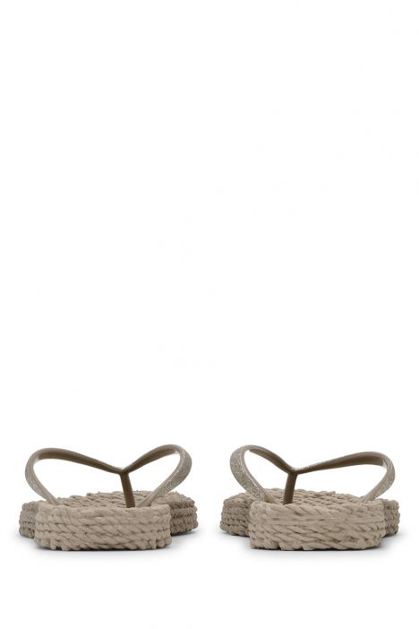 Ilse Jacobsen Cheerful01 Simli Parmak Arası Terlik 36-41 Bej/Atmosphere