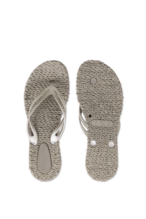 Ilse Jacobsen Cheerful13 Platformlu Parmak Arası Terlik 36-41 Bej/Atmosphere