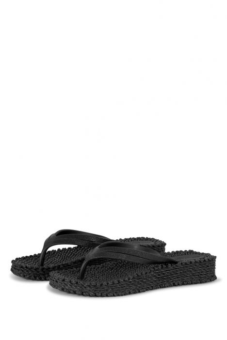 Ilse Jacobsen Cheerful13 Platformlu Parmak Arası Terlik 36-41 Siyah/Black
