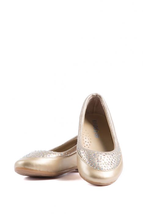 K03F Kifidis Kids Gloss Çocuk Babet 32-36 DORE
