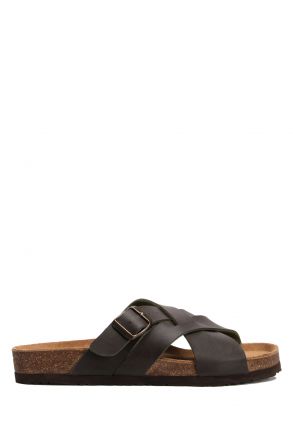 K0762SE Kifidis Soft Step Erkek Mantar Terlik 41-46 Koyu Kahve - 015
