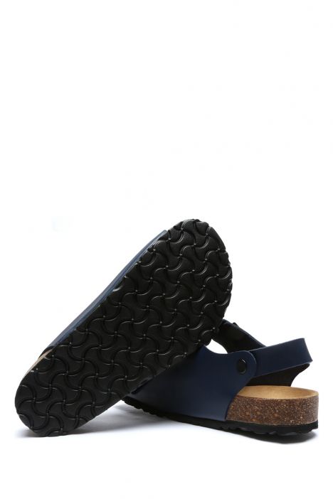 K10233SK Kifidis Soft Step Kadın Mantar Çift Bant Sandalet 36-40 Lacivert - 007