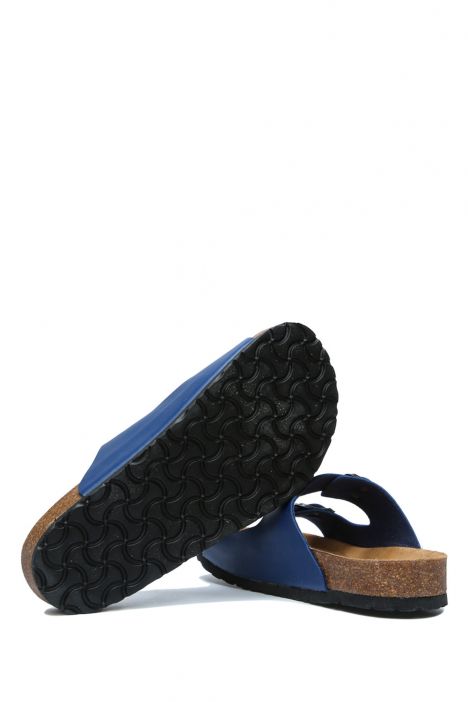 K10260SK Kifidis Soft Step Kadın Çift Bantlı  Mantar Terlik 36-41 Cobalt - 030