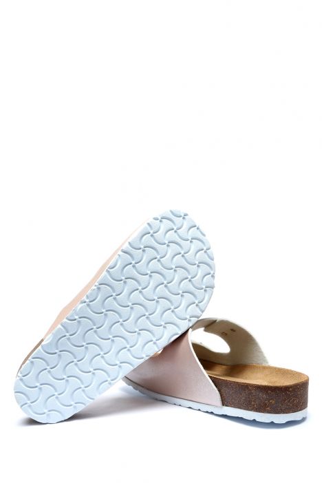 K10260SK Kifidis Soft Step Kadın Çift Bantlı  Mantar Terlik 36-41 Dore - 551