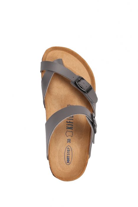 K10261SK Kifidis Soft Step Kadın Mantar Terlik 36-41 Gri - 004