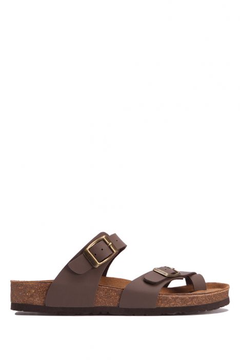 K10261SK Kifidis Soft Step Kadın Mantar Terlik 36-41 Koyu Vizon - 010