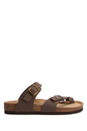 K10261SK Kifidis Soft Step Kadın Mantar Terlik 36-41 Koyu Vizon - 010