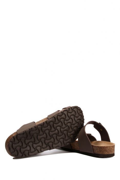 K10261SK Kifidis Soft Step Kadın Mantar Terlik 36-41 Koyu Vizon - 010