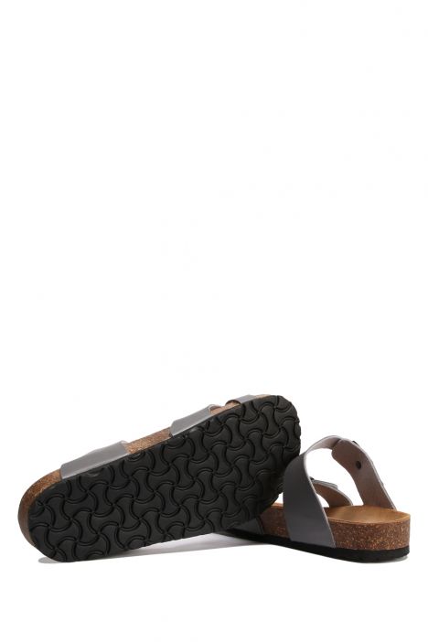 K10261SK Kifidis Soft Step Kadın Mantar Terlik 36-41 Gri - 004
