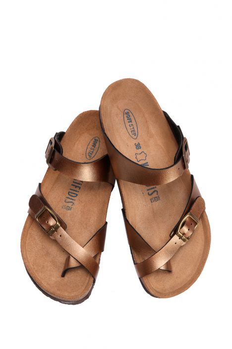 K10261SK Kifidis Soft Step Kadın Mantar Terlik 36-41 Bronz - 020