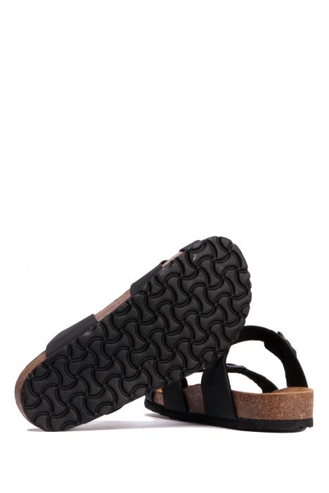 K10261SK Kifidis Soft Step Kadın Mantar Terlik 36-41 Mat Siyah - 006