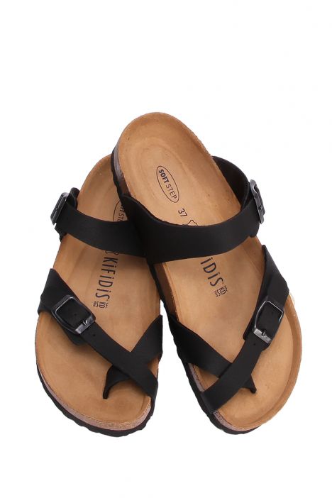 K10261SK Kifidis Soft Step Kadın Mantar Terlik 36-41 Mat Siyah - 006