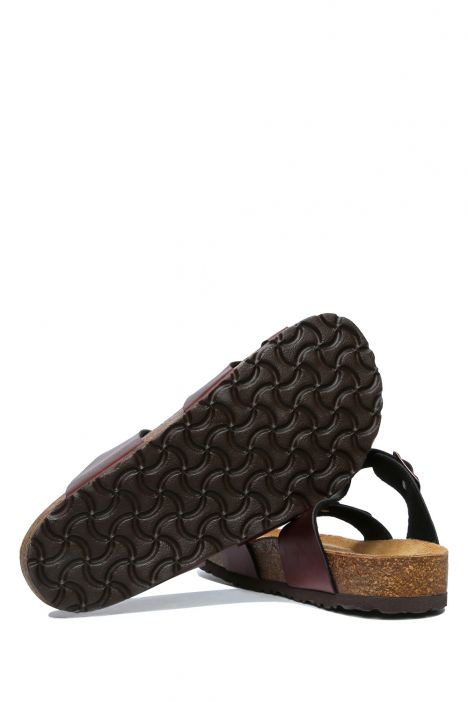 K10261SK Kifidis Soft Step Kadın Mantar Terlik 36-41 Koyu Bordo - 022
