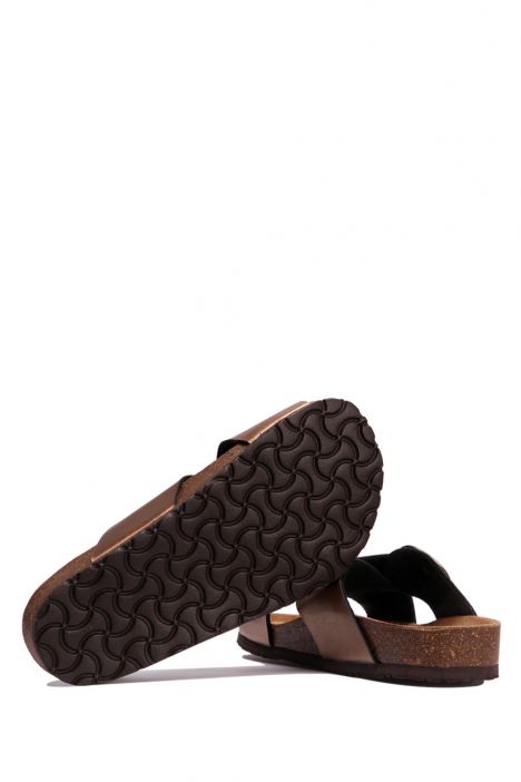 K10265SK Kifidis Kadın Mantar Terlik 36-41 Bronz - 020