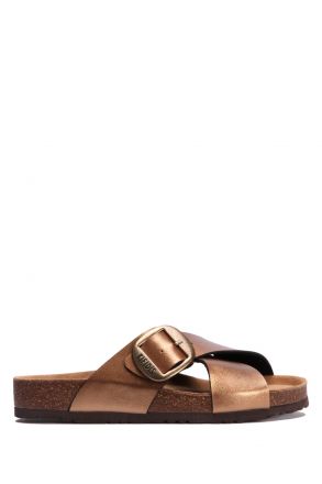 K10265SK Kifidis Kadın Mantar Terlik 36-41 Bronz - 020