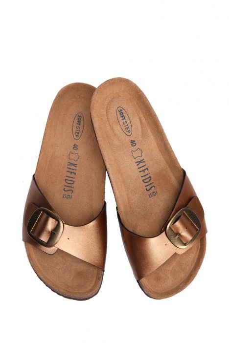 K10270SK Kifidis Soft Step Kadın Mantar Terlik 36-41 Bronz - 020