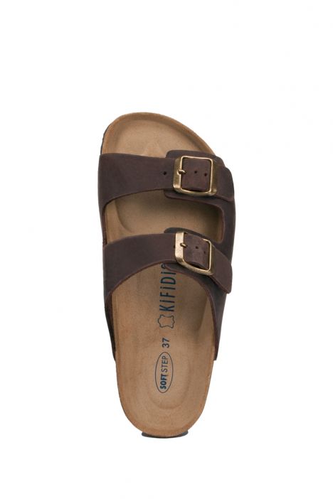 K10402DK Kifidis Kadın Mantar Terlik 36-41 Mocca (500)