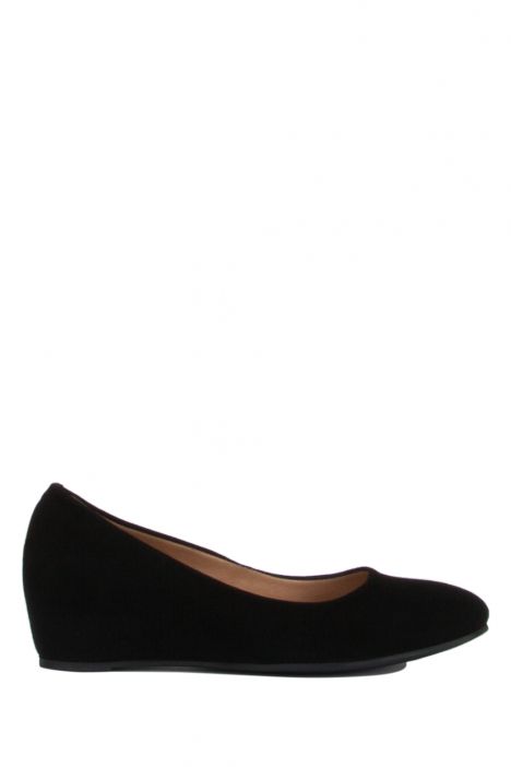 K106 Begonvil Kadın Anatomik Ayakkabı 36-40 Siyah Süet / Black Suede