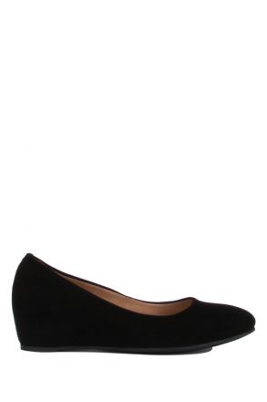 K106 Begonvil Kadın Anatomik Ayakkabı 36-40 Siyah Süet / Black Suede