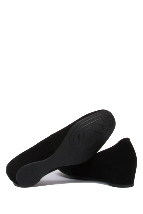 K106 Begonvil Kadın Anatomik Ayakkabı 36-40 Siyah Süet / Black Suede