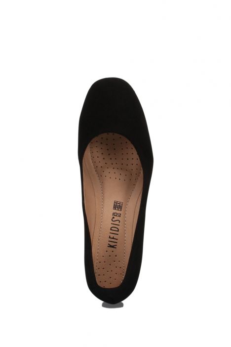 K106 Begonvil Kadın Anatomik Ayakkabı 36-40 Siyah Süet / Black Suede