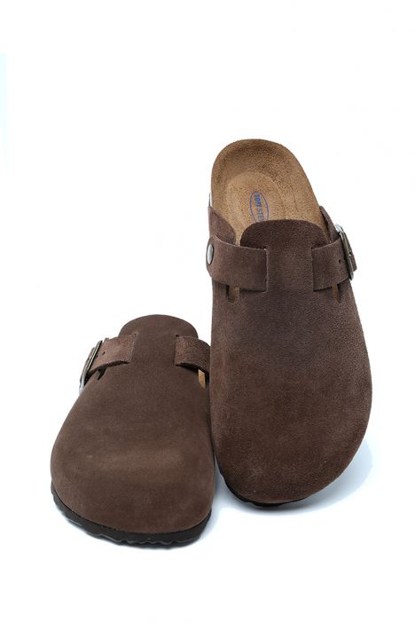 K13789SD Kifidis Soft Step Kadın Süet Deri Sabo Mantar Terlik 36-41 Kahverengi/Brown