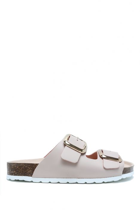K14400 Kifidis Soft Step Çift Bantlı Mantar Terlik 36-41 Rosa/Pembe