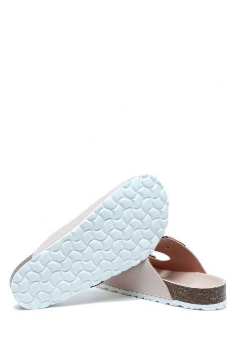 K14400 Kifidis Soft Step Çift Bantlı Mantar Terlik 36-41 Rosa/Pembe