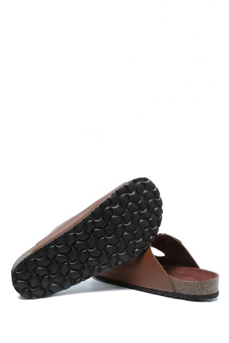 K14400 Kifidis Soft Step Çift Bantlı Mantar Terlik 36-41 Brown/Kahverengi
