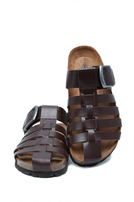 K14595 Kifidis Soft Step Kadın Mantar Terlik 36-41 Brown/Kahverengi