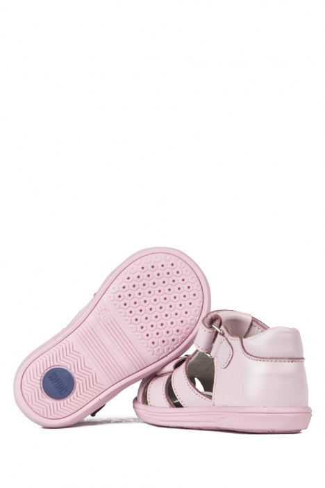 K320 Kifidis-Kids İlk Adım Kız Çocuk Deri Ayakkabı 19-24 Pembe / Pink