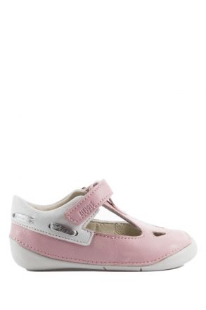 K410 Kifidis-Kids Unisex Bebek Deri Ayakkabı18-22 Pembe / Pink